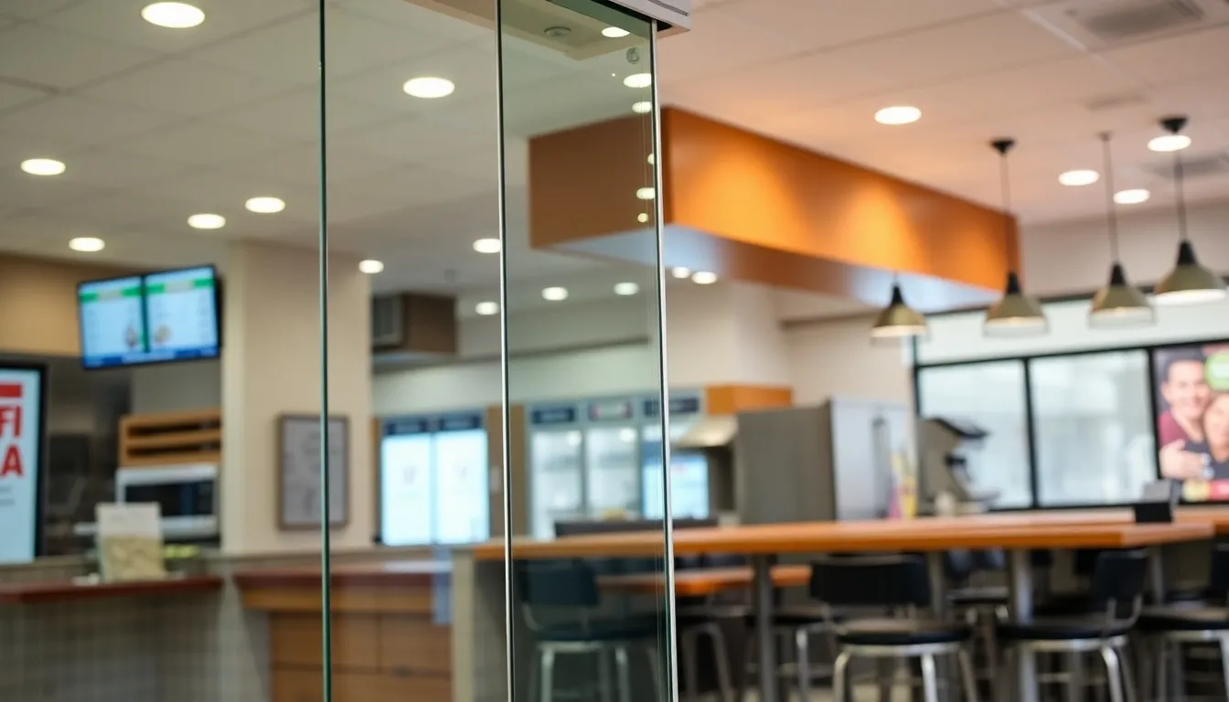 Glass storefront installation by Artix Glass & Cabinetry